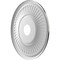 Ekena Millwork Berkshire PVC Medallion (Canopies up to 8 3/8"), 19"OD x 3 1/2"ID x 1"P, Textured Metallic Galaxy CMP19BEAGX - alternate 3